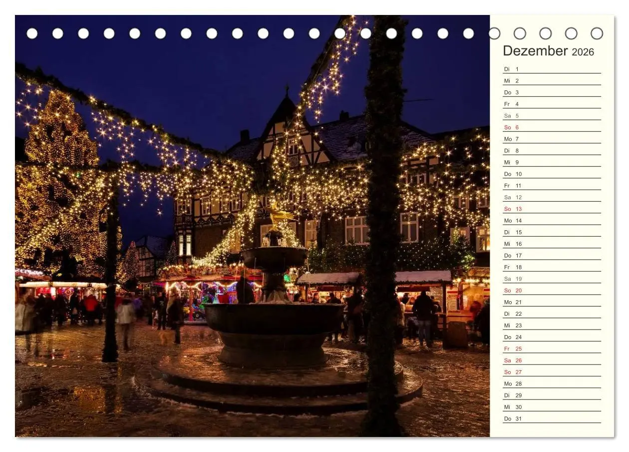 Bild: 9783457991589 | Goslar - Hanse- und Kaiserstadt im Harz (Tischkalender 2026 DIN A5...