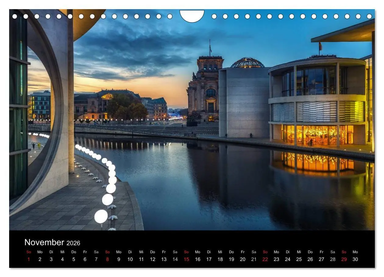 Bild: 9783516081589 | Berlin City bei Nacht (Wandkalender 2026 DIN A4 quer), CALVENDO...