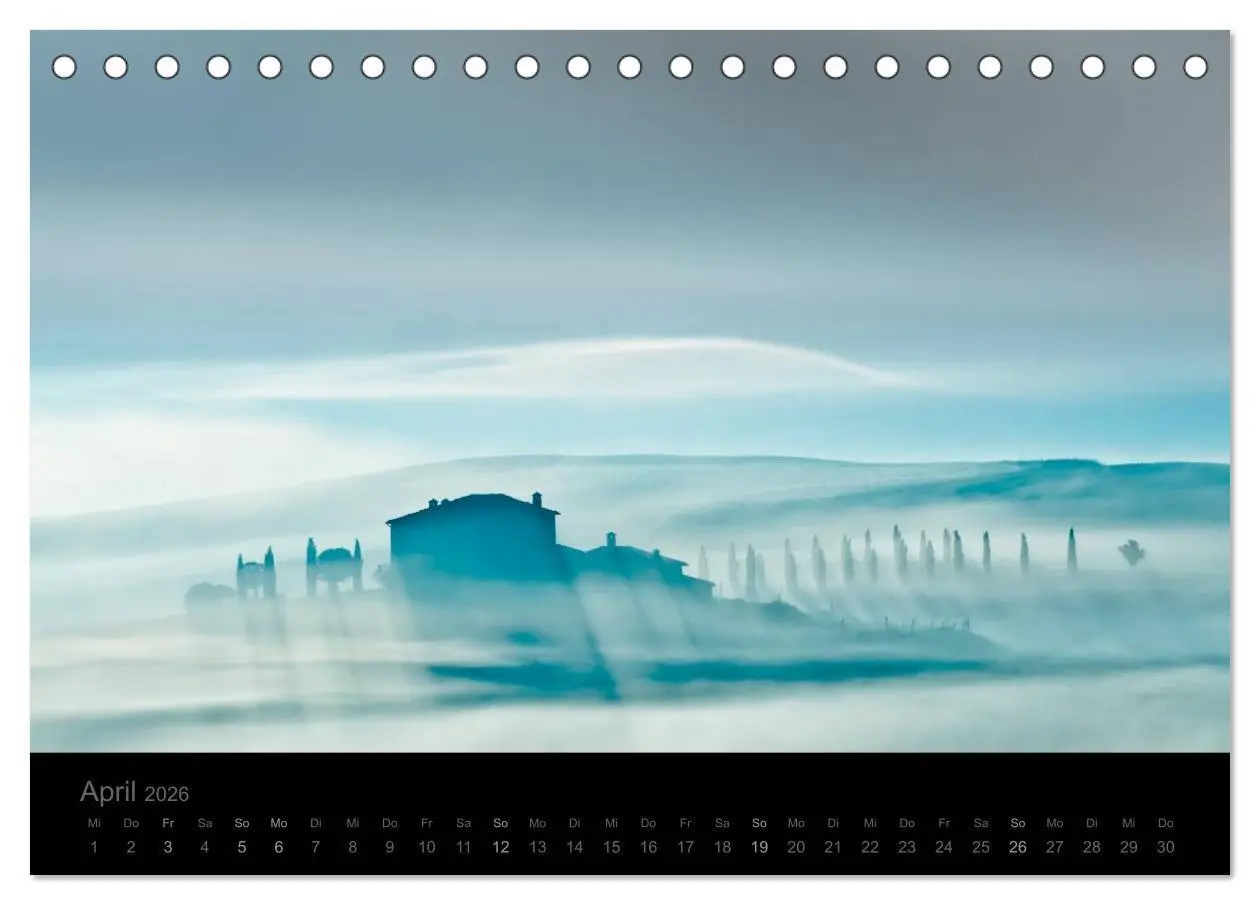 Bild: 9783516151589 | - Magie des Lichtes - TOSKANA (Tischkalender 2026 DIN A5 quer),...