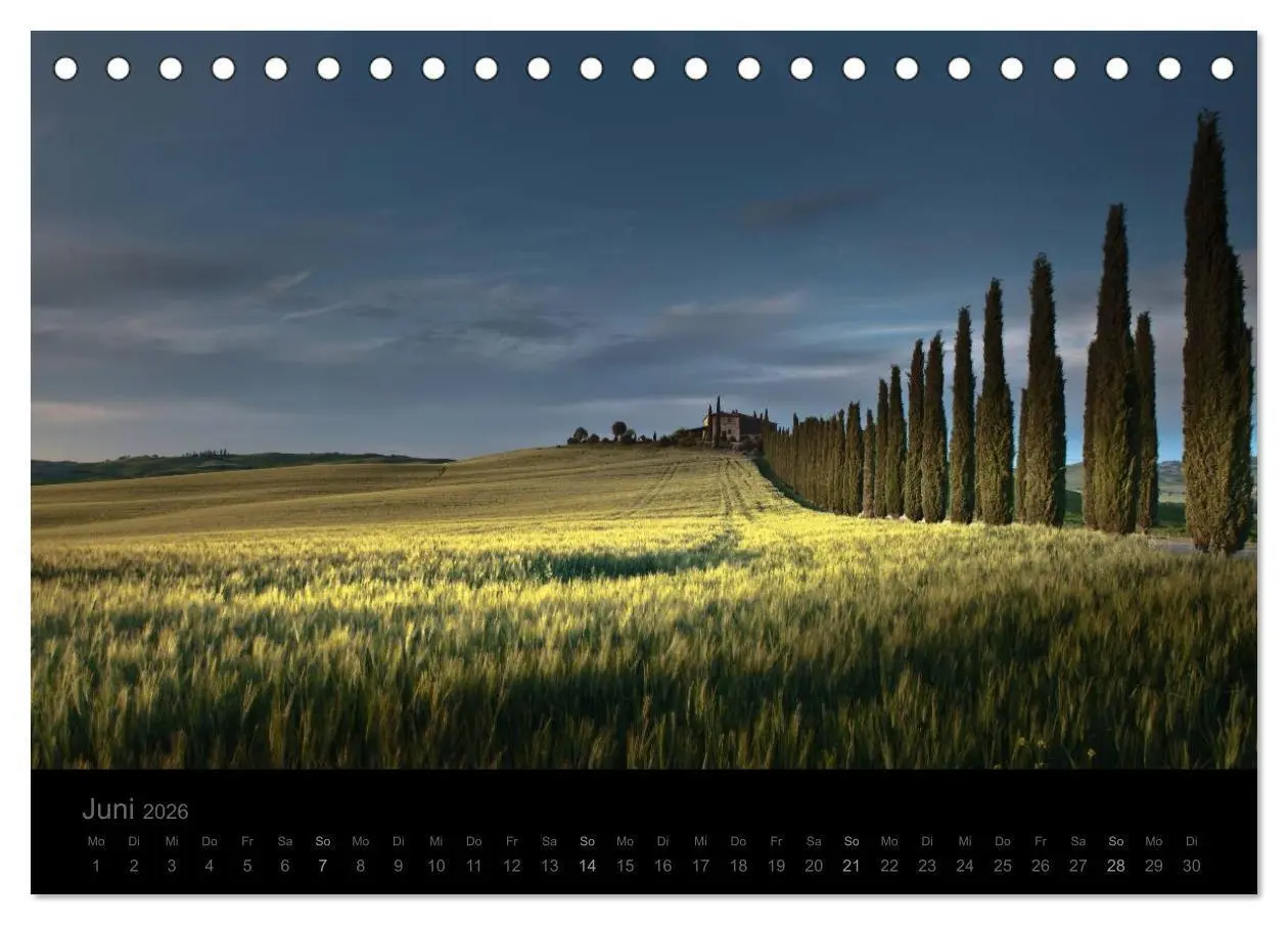 Bild: 9783516151589 | - Magie des Lichtes - TOSKANA (Tischkalender 2026 DIN A5 quer),...