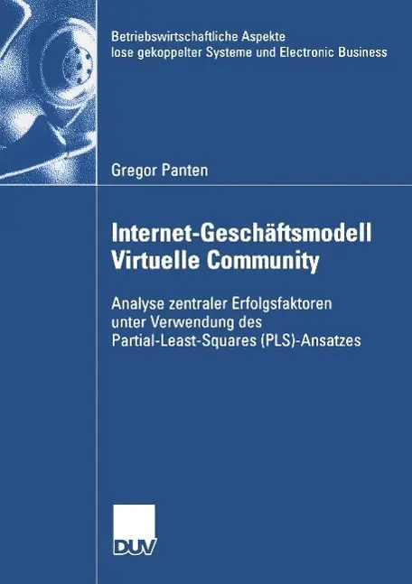 Cover: 9783835001589 | Internet-Geschäftsmodell Virtuelle Community | Gregor Panten | Buch