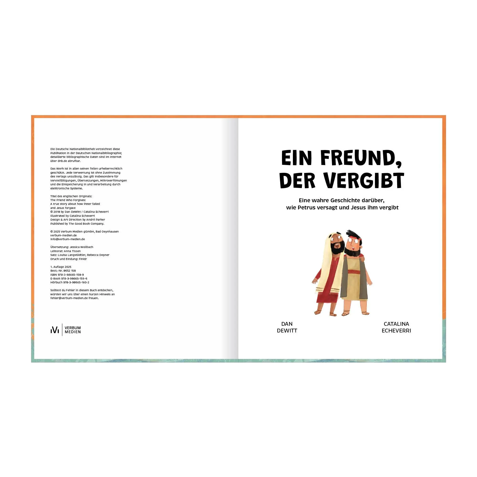 Bild: 9783986651589 | Ein Freund, der vergibt | Dan DeWitt | Buch | 40 S. | Deutsch | 2025