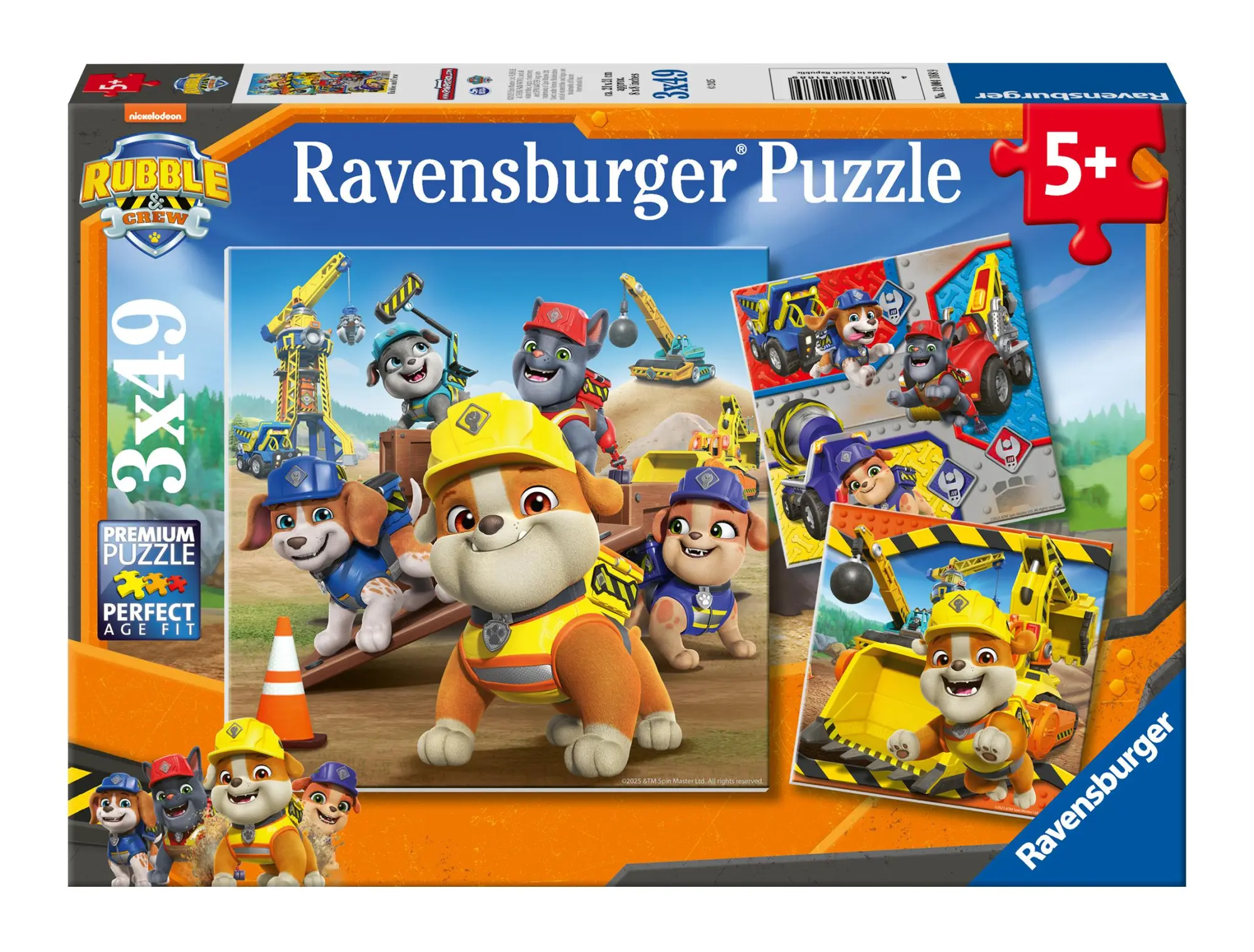 Cover: 4005555041689 | Kinderpuzzle 3x49 Teile - Paw Patrol - Arbeitsfahrzeuge | Spiel | 2025