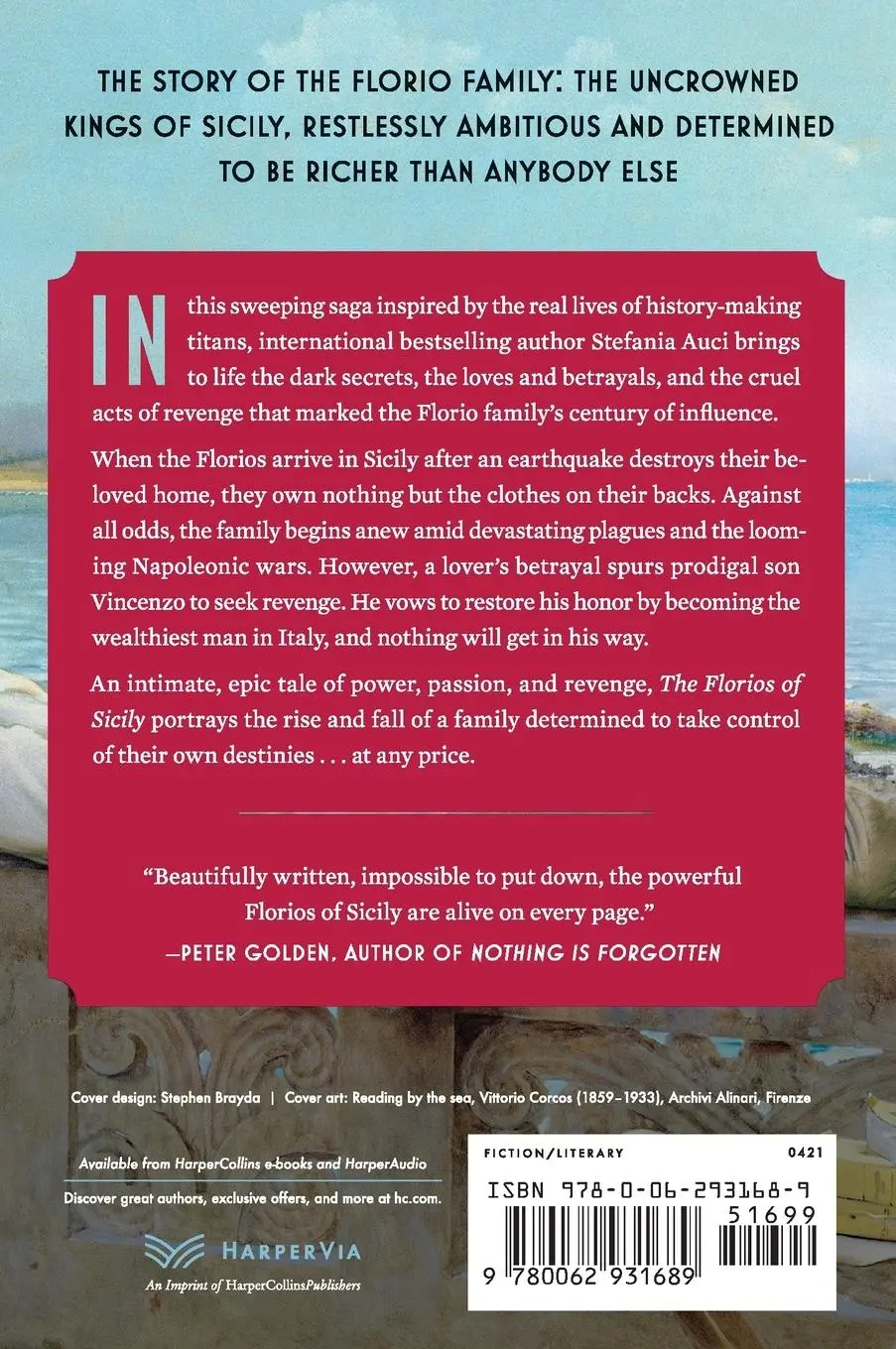 Rückseite: 9780062931689 | Florios of Sicily, The | A Novel | Stefania Auci | Taschenbuch | 2021