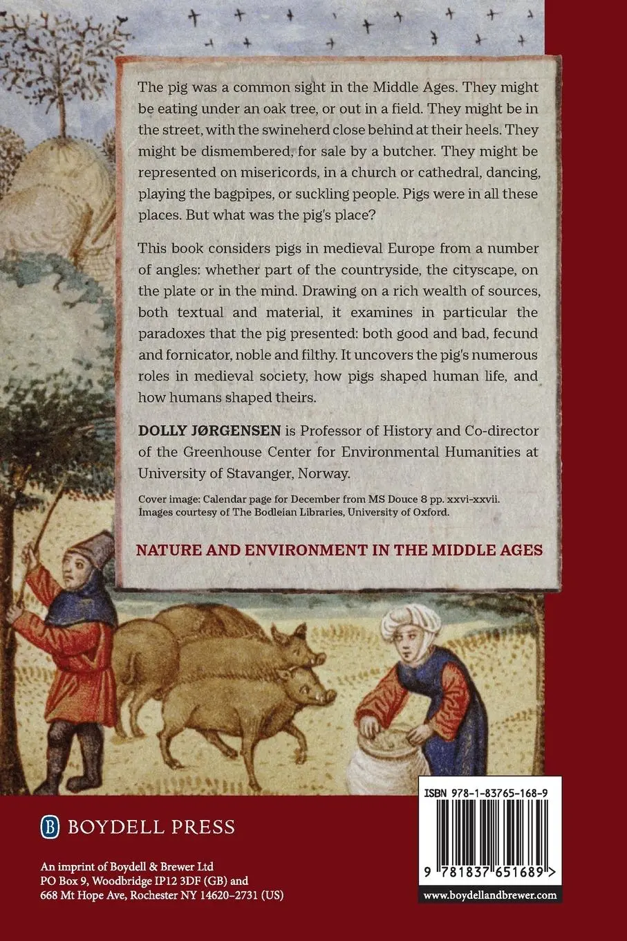 Rückseite: 9781837651689 | The Medieval Pig | Dolly Jørgensen | Taschenbuch | Englisch | 2024