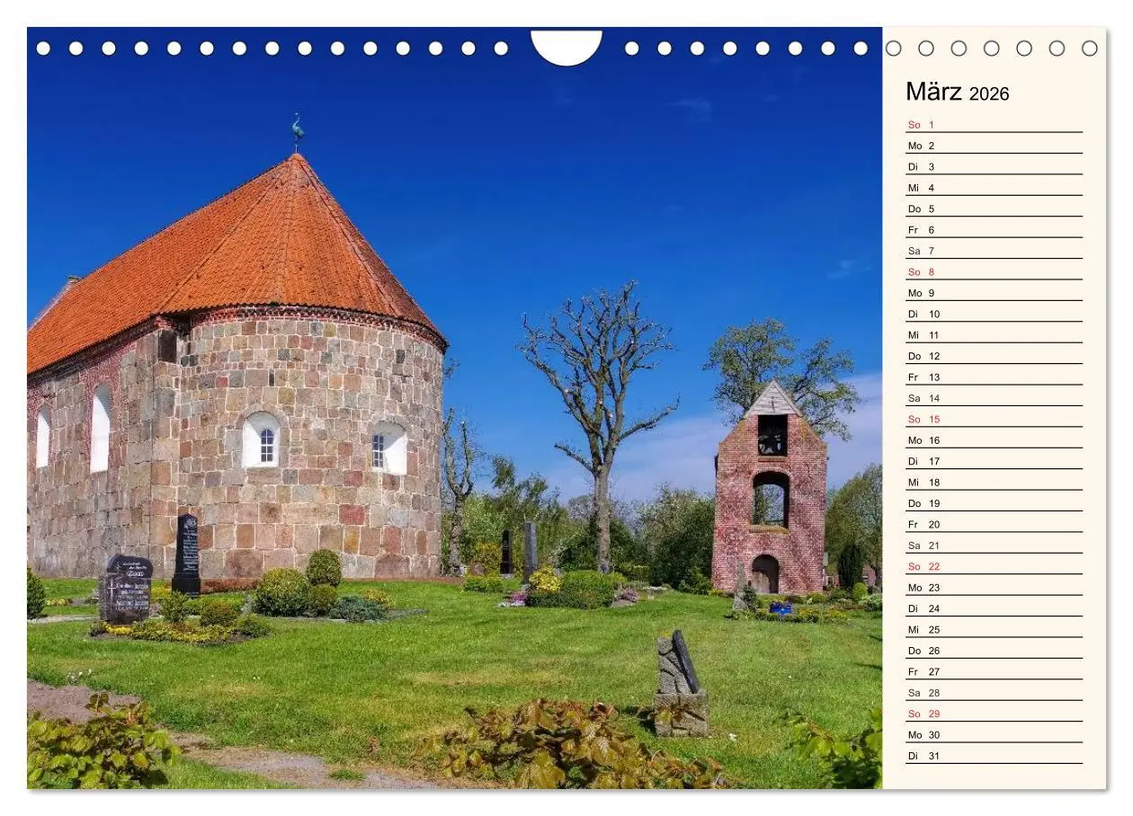 Bild: 9783457981689 | Kirchen in Ostfriesland (Wandkalender 2026 DIN A4 quer), CALVENDO...