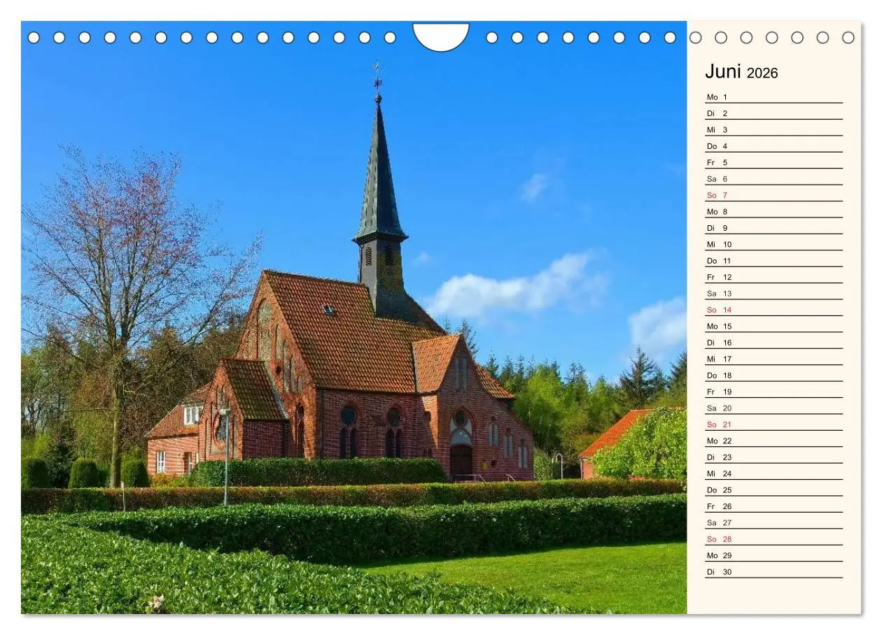 Bild: 9783457981689 | Kirchen in Ostfriesland (Wandkalender 2026 DIN A4 quer), CALVENDO...