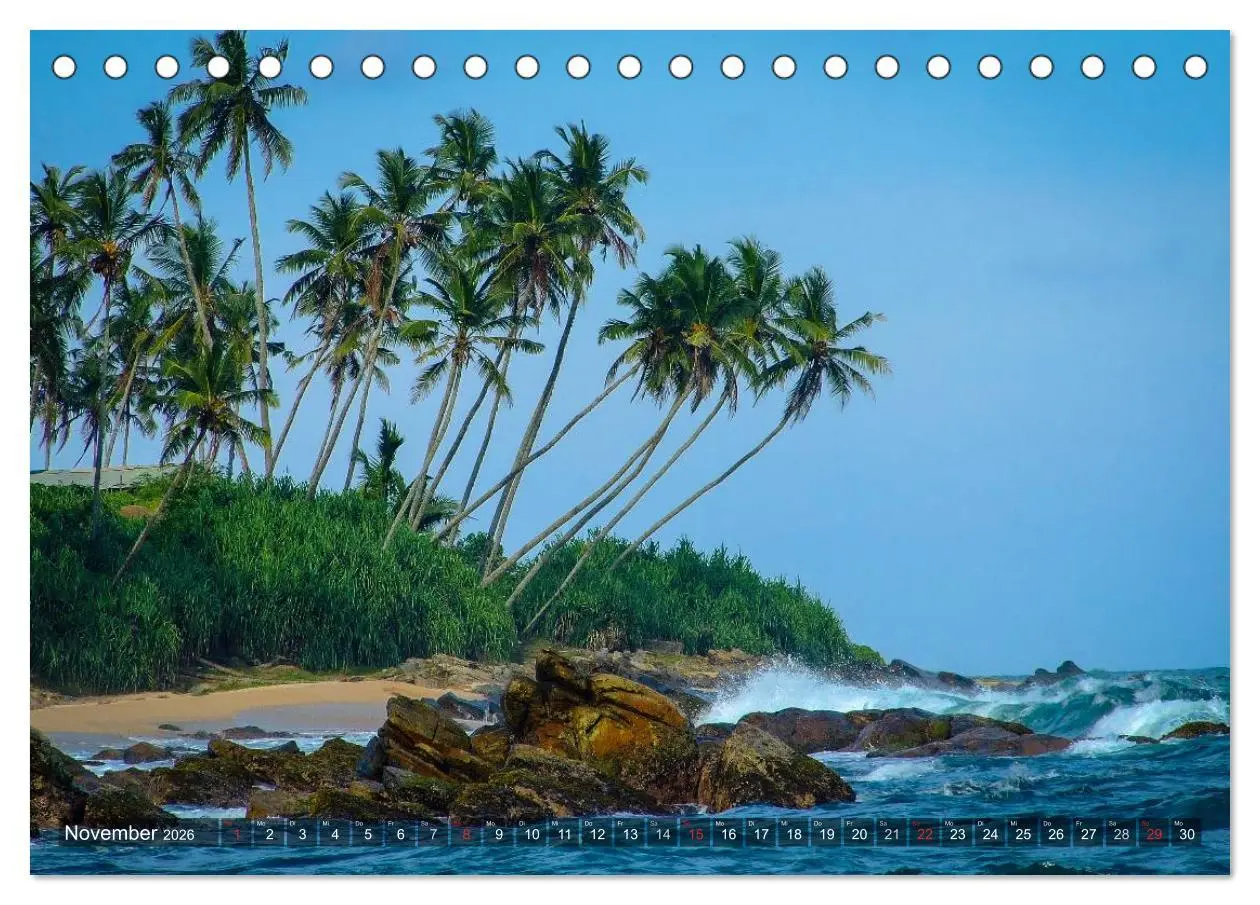 Bild: 9783516211689 | Sri Lanka - Eine Bilder-Reise (Tischkalender 2026 DIN A5 quer),...