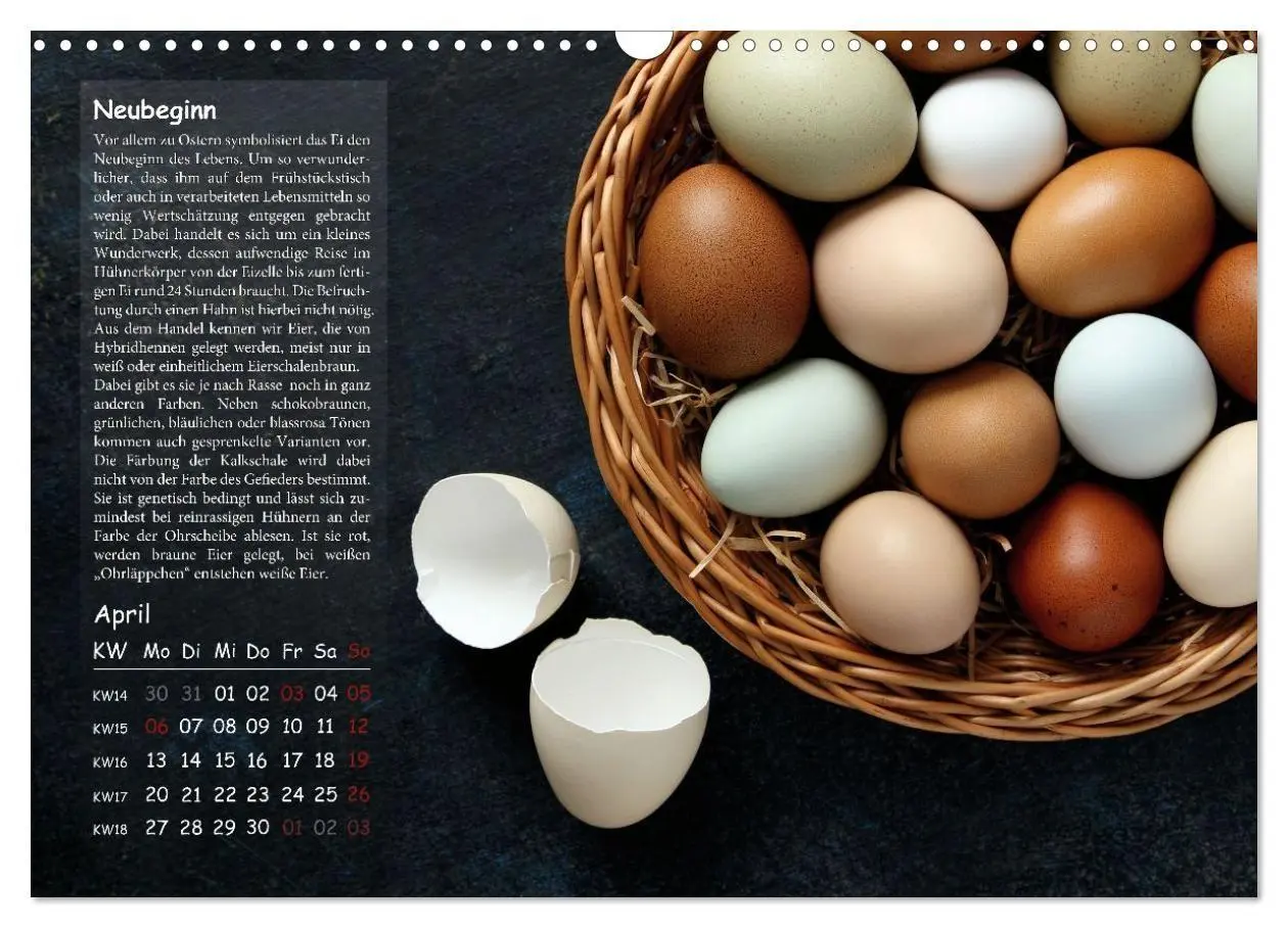Bild: 9783516691689 | Von der Einzigartigkeit der Hühner 2026 (Wandkalender 2026 DIN A3...