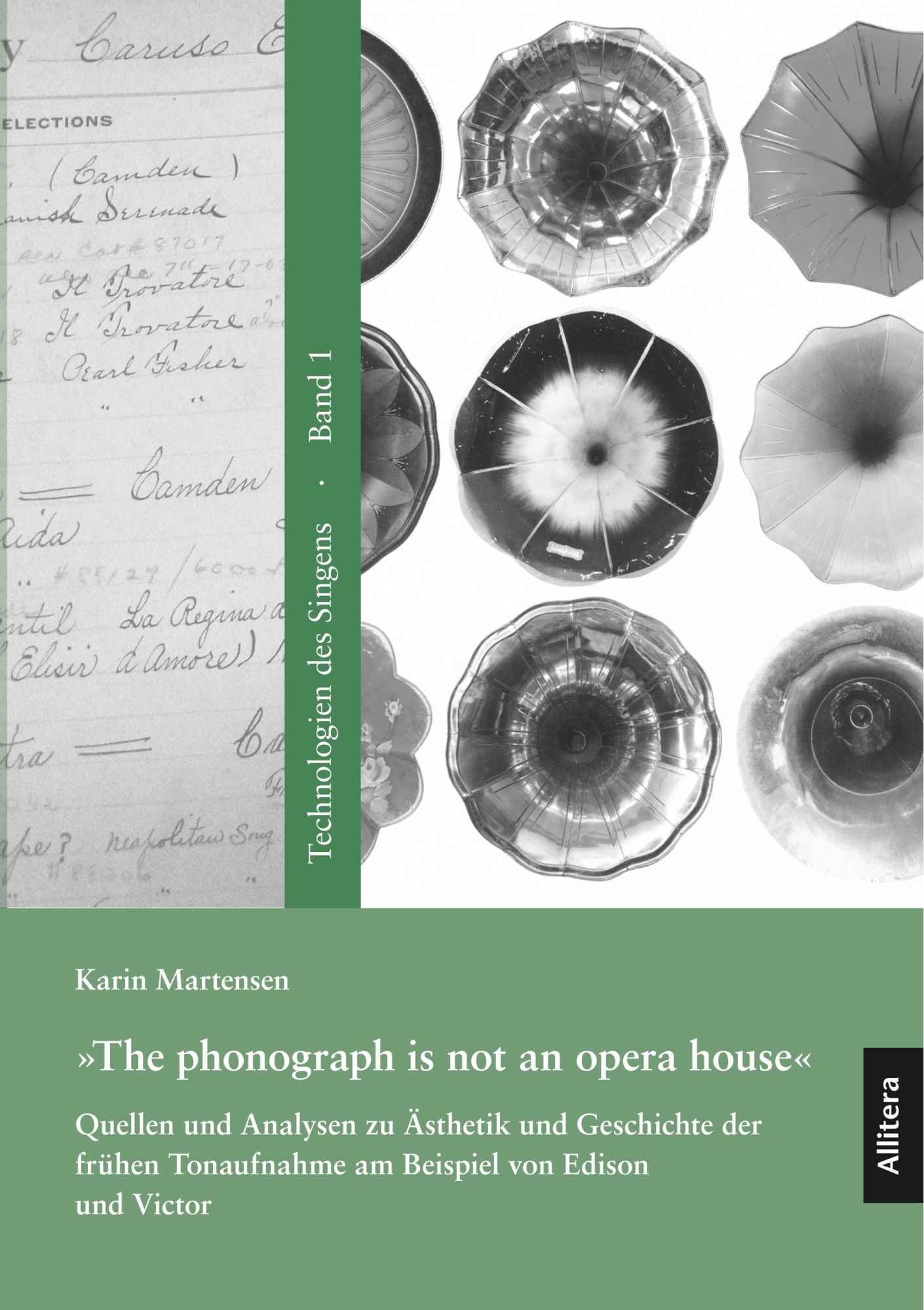 Cover: 9783962331689 | 'The phonograph is not an opera house'. | Karin Martensen | Buch