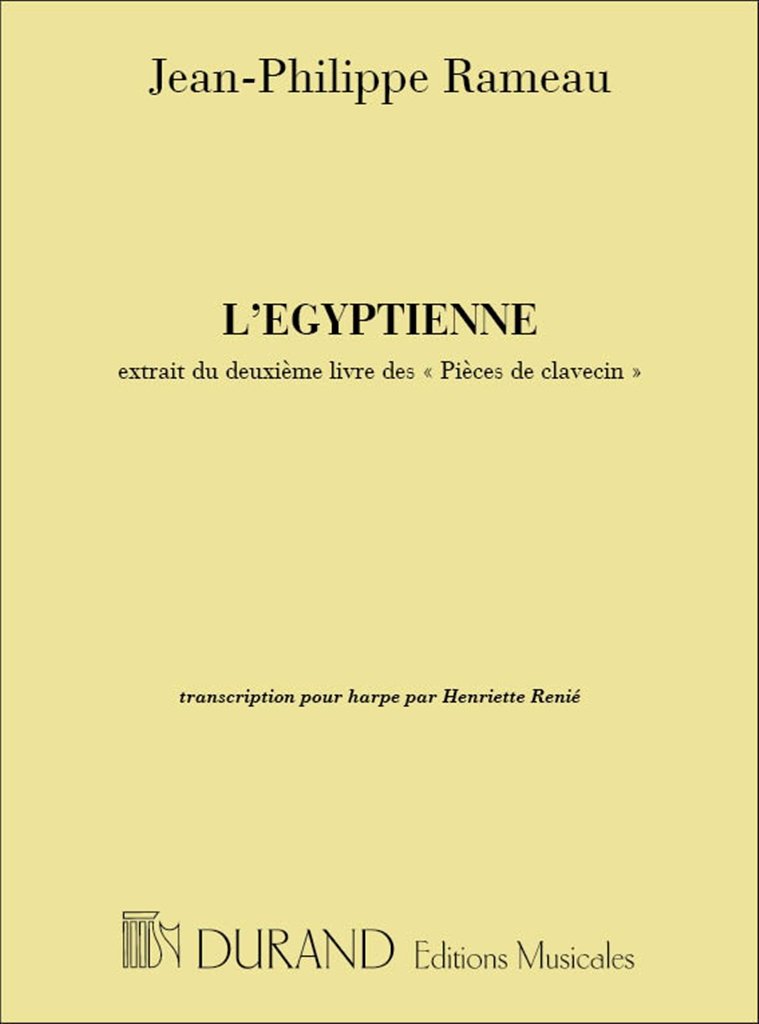 Cover: 9790044031689 | L'Egyptienne | Jean-Philippe Rameau | Partitur | 2001