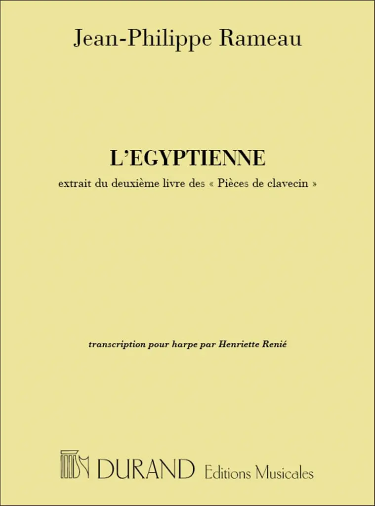 Cover: 9790044031689 | L'Egyptienne | Jean-Philippe Rameau | Partitur | 2001