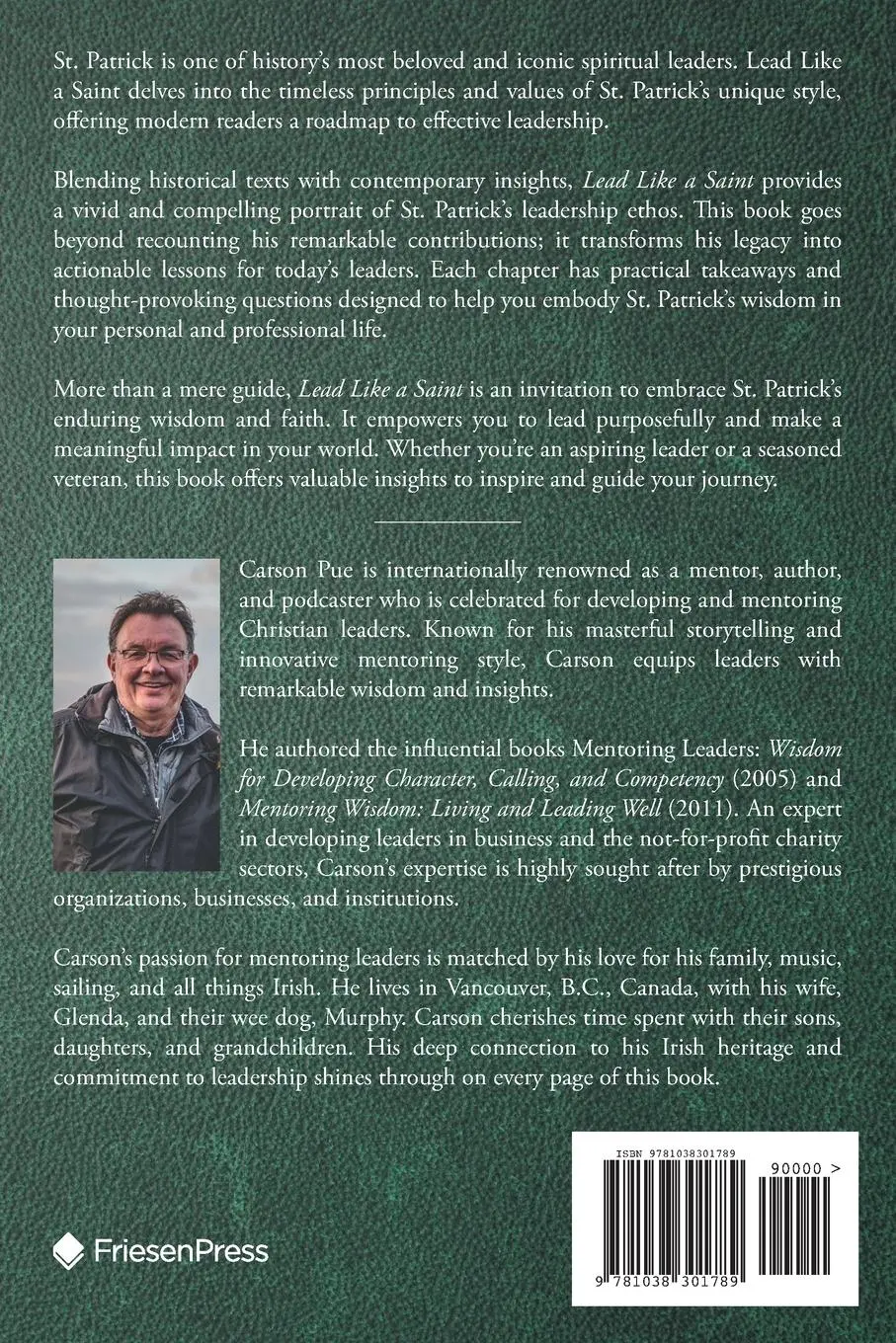 Rückseite: 9781038301789 | Lead Like a Saint | Lessons and Values from the Life of Saint Patrick