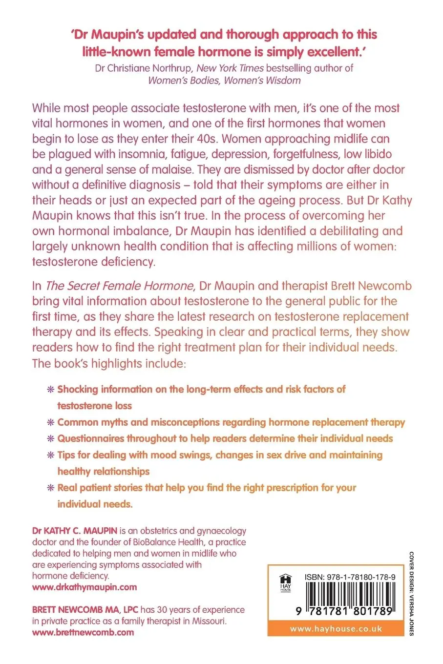 Rückseite: 9781781801789 | The Secret Female Hormone | Brett Newcomb (u. a.) | Taschenbuch | 2014