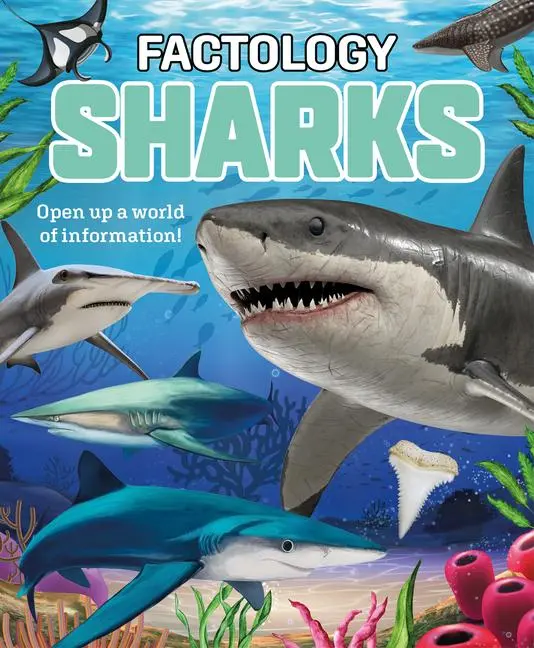 Cover: 9781787081789 | Factology: Sharks | Open Up a World of Information! | Button Books