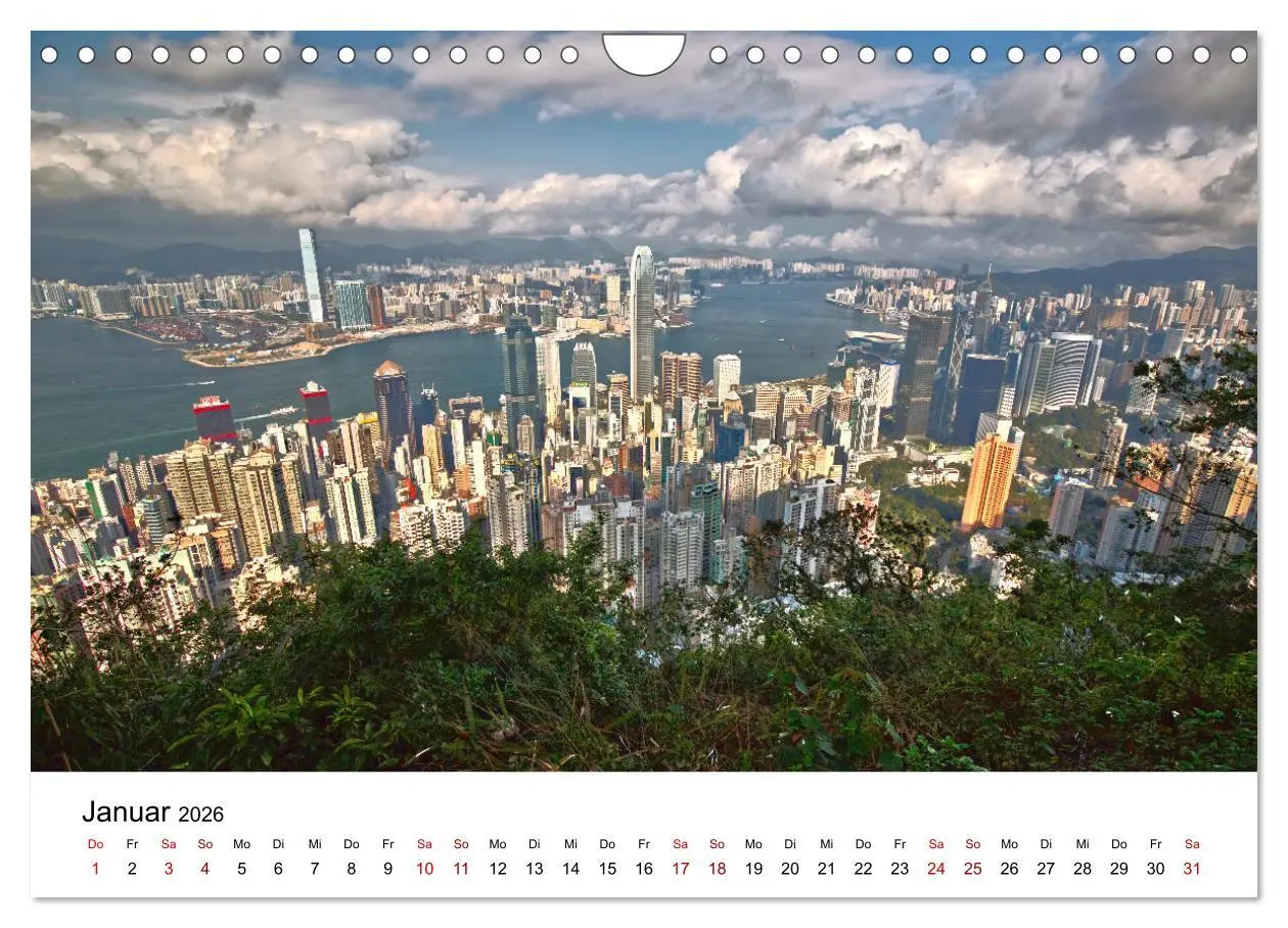 Bild: 9783457731789 | Megacity Hong Kong (Wandkalender 2026 DIN A4 quer), CALVENDO...