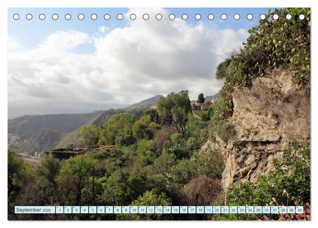 Bild: 9783516061789 | Taormina Siziliens Perle (Tischkalender 2026 DIN A5 quer), CALVENDO...