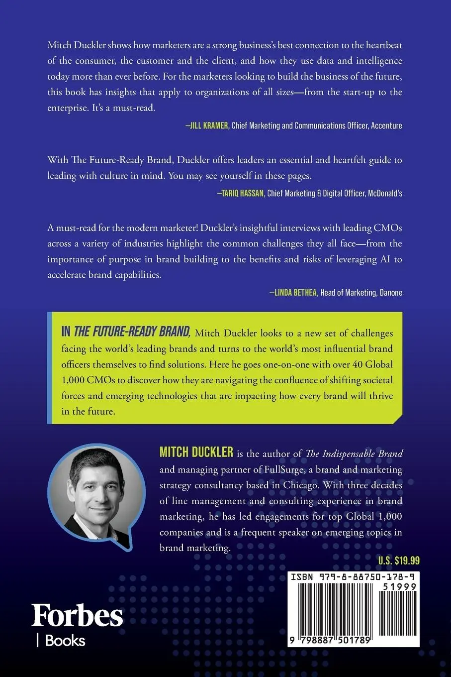 Rückseite: 9798887501789 | The Future-Ready Brand | Mitch Duckler | Taschenbuch | Englisch | 2024