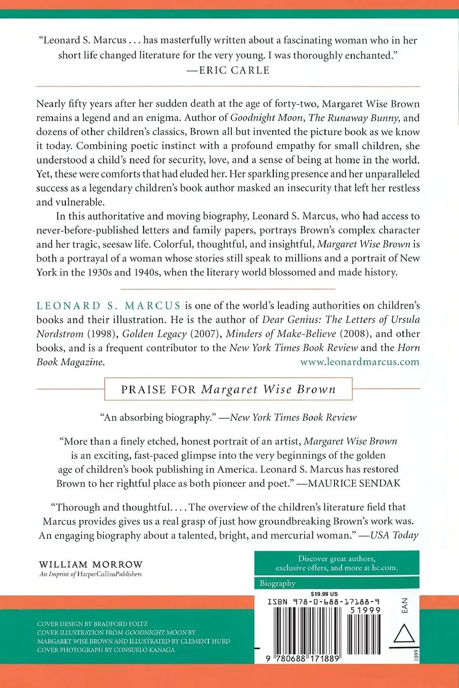 Rückseite: 9780688171889 | Margaret Wise Brown | Leonard S Marcus | Taschenbuch | Englisch | 2019