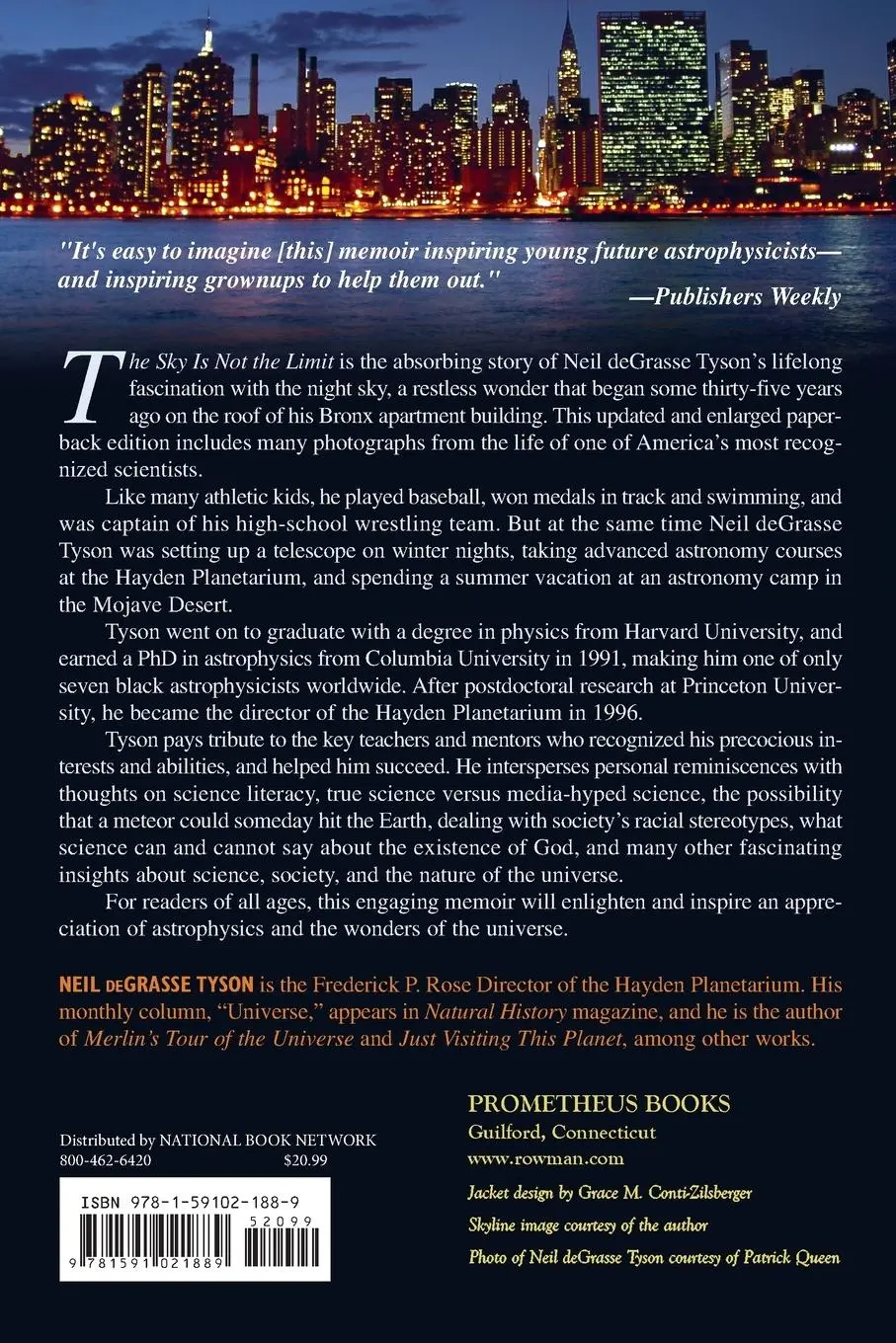 Rückseite: 9781591021889 | The Sky Is Not the Limit | Adventures of an Urban Astrophysicist