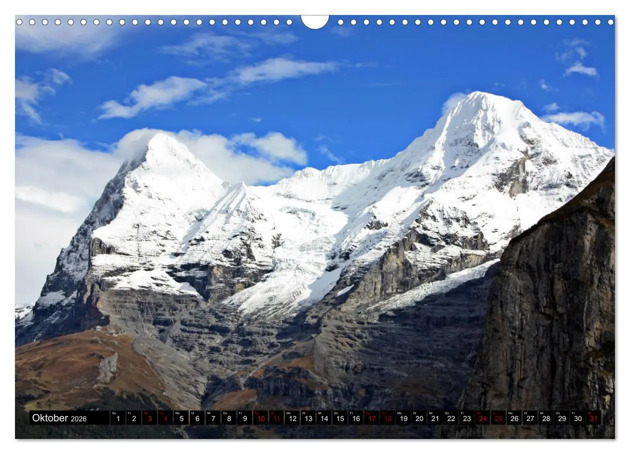 Bild: 9783457891889 | Eiger, Mönch und Jungfrau 2026 (Wandkalender 2026 DIN A3 quer),...