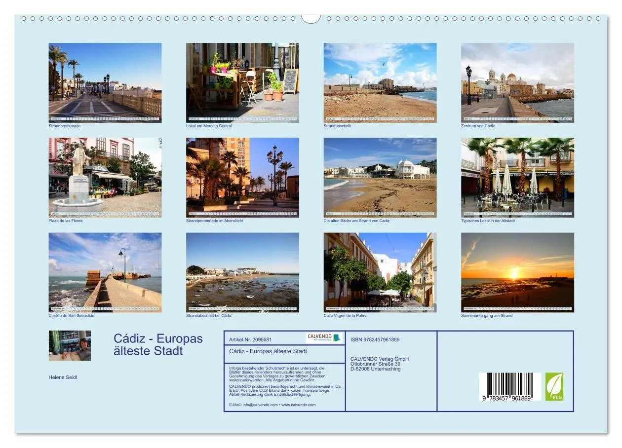 Bild: 9783457961889 | Cádiz - Europas älteste Stadt (hochwertiger Premium Wandkalender...