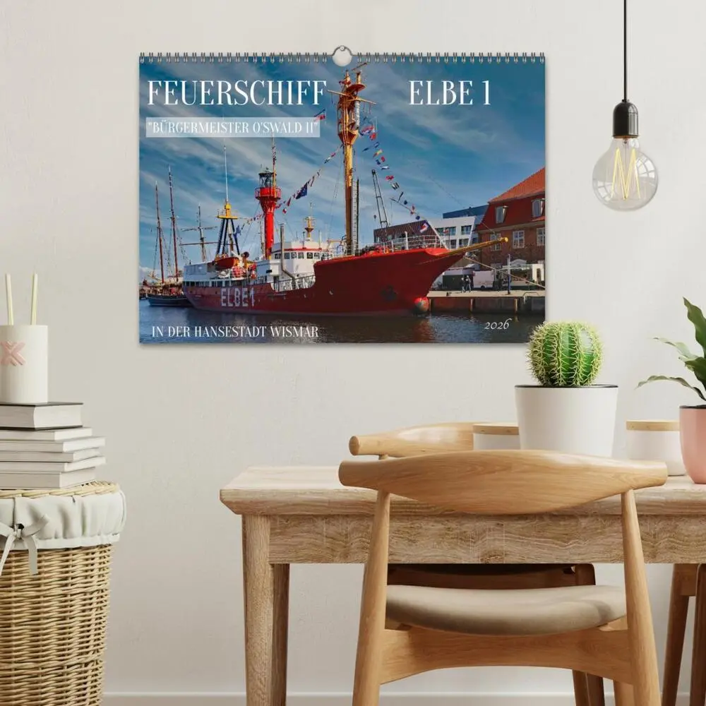 Bild: 9783516671889 | Feuerschiff Elbe 1 - In der Hansestadt Wismar (Wandkalender 2026...