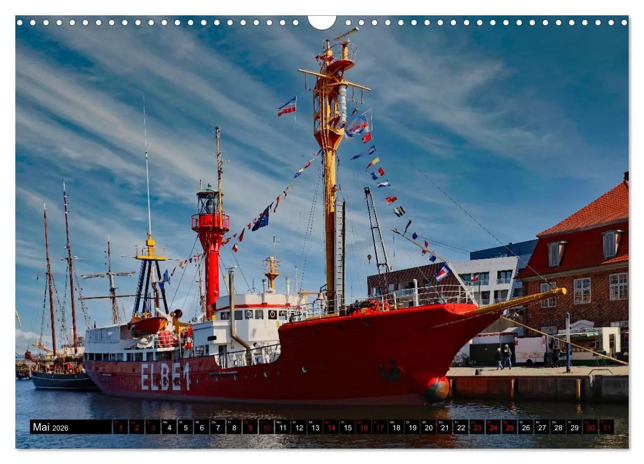 Bild: 9783516671889 | Feuerschiff Elbe 1 - In der Hansestadt Wismar (Wandkalender 2026...