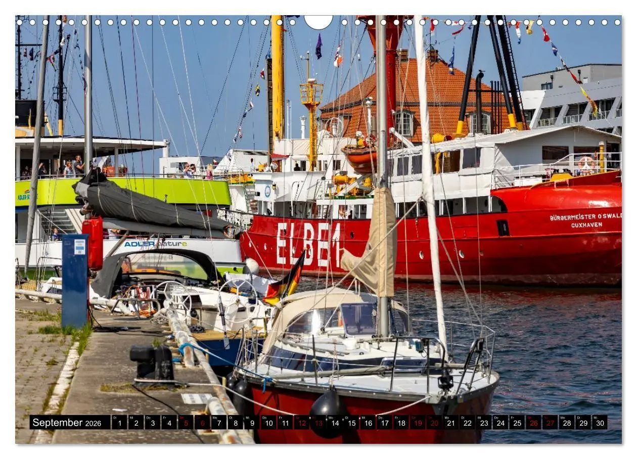 Bild: 9783516671889 | Feuerschiff Elbe 1 - In der Hansestadt Wismar (Wandkalender 2026...