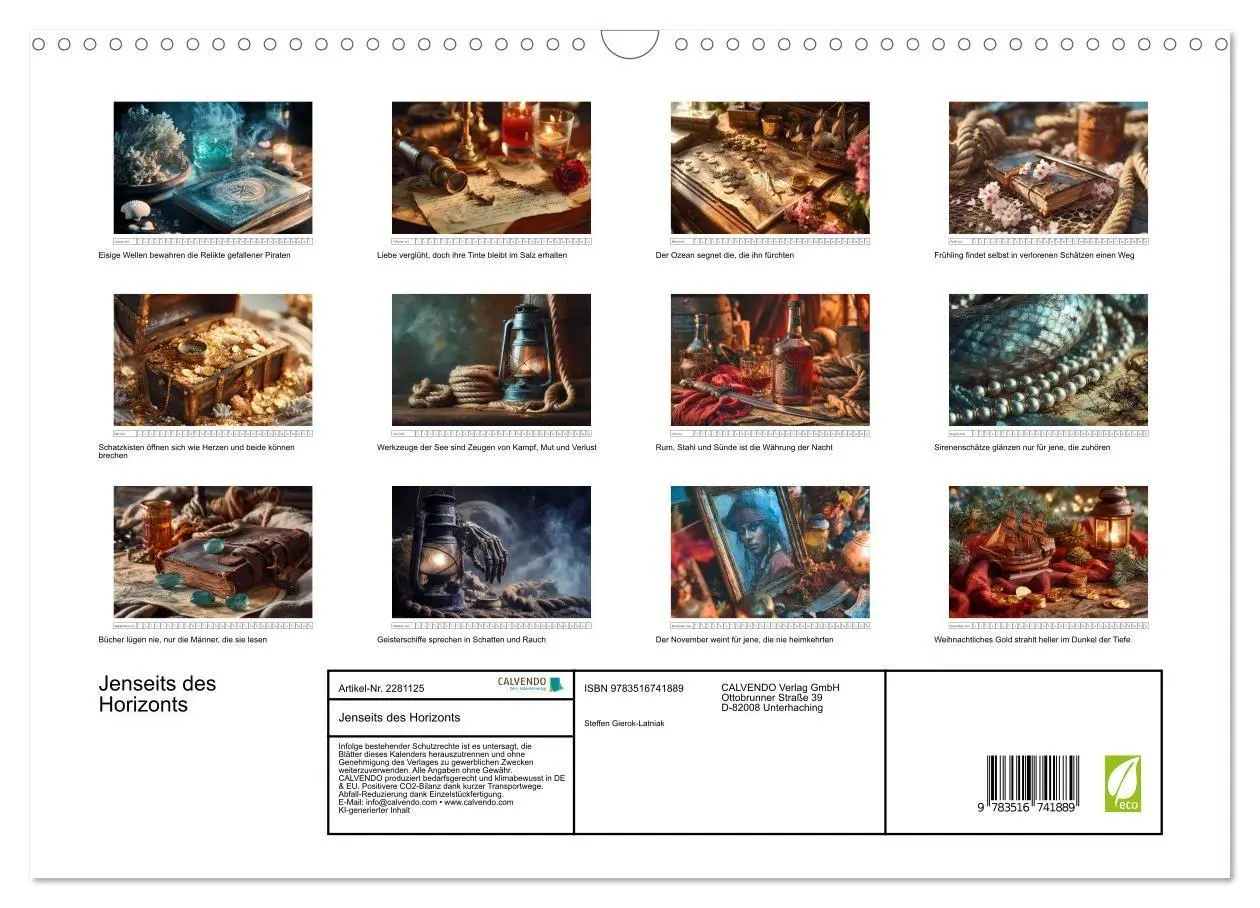 Bild: 9783516741889 | Jenseits des Horizonts (Wandkalender 2026 DIN A3 quer), CALVENDO...