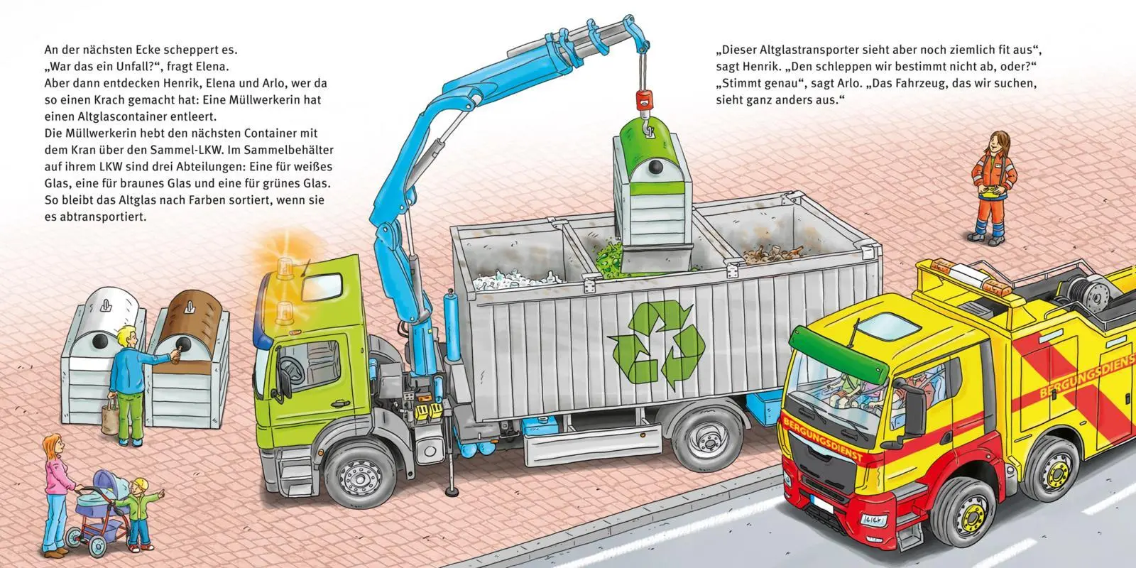 Bild: 9783551081889 | LESEMAUS 188: Große Fahrzeuge in der Stadt | Christian Tielmann | Buch