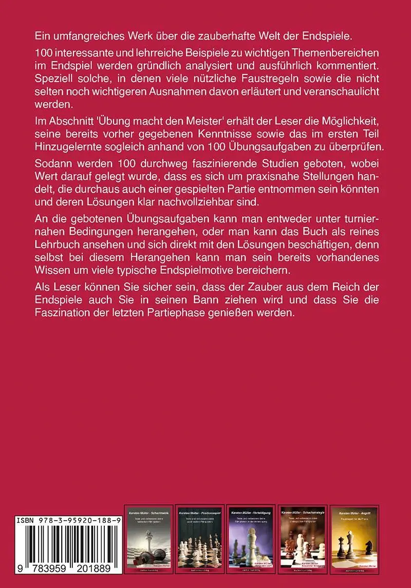 Rückseite: 9783959201889 | Karsten Müller - Endspielzauber | Karsten Müller (u. a.) | Taschenbuch