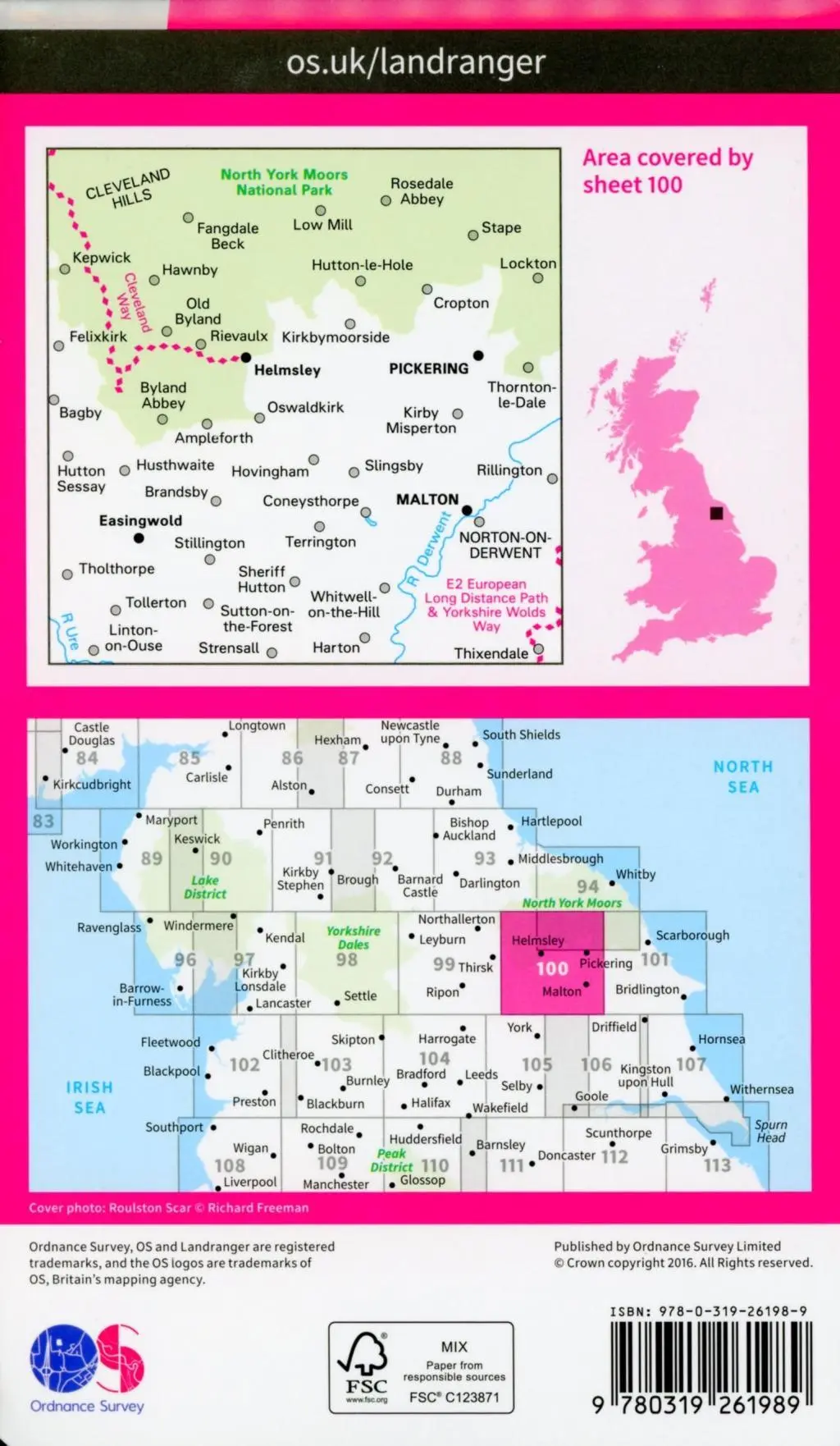Bild: 9780319261989 | Malton &amp; Pickering, Helmsley &amp; Easingwold | Ordnance Survey | Englisch