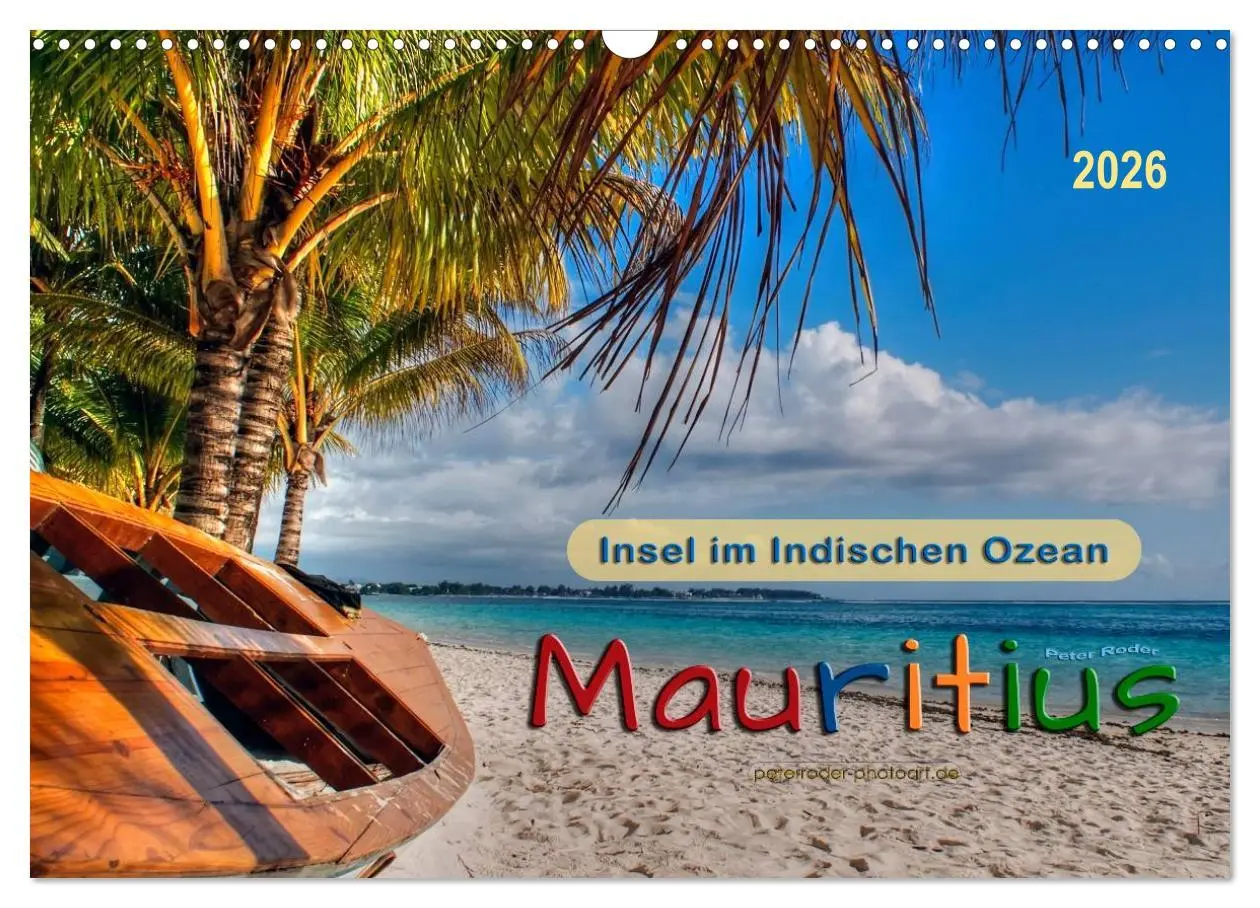 Cover: 9783457951989 | Mauritius - Insel im Indischen Ozean (Wandkalender 2026 DIN A3...