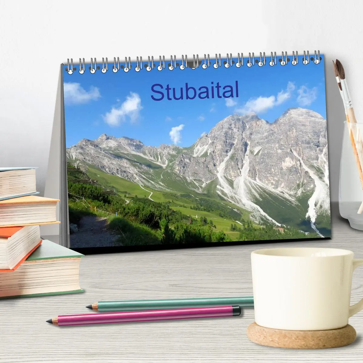 Bild: 9783516111989 | Stubaital (Tischkalender 2026 DIN A5 quer), CALVENDO Monatskalender