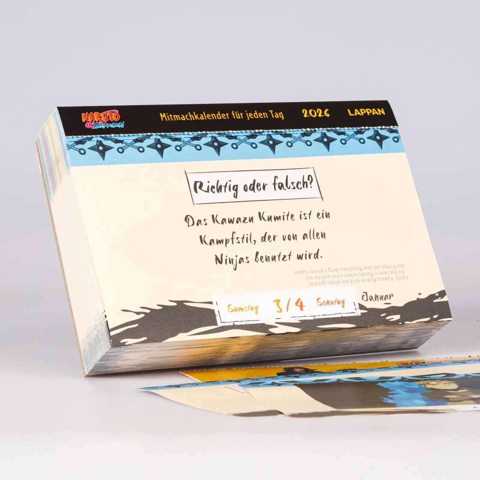 Bild: 9783830321989 | Naruto Shippuden 2026 Mitmachkalender für jeden Tag | Kalender | 2026