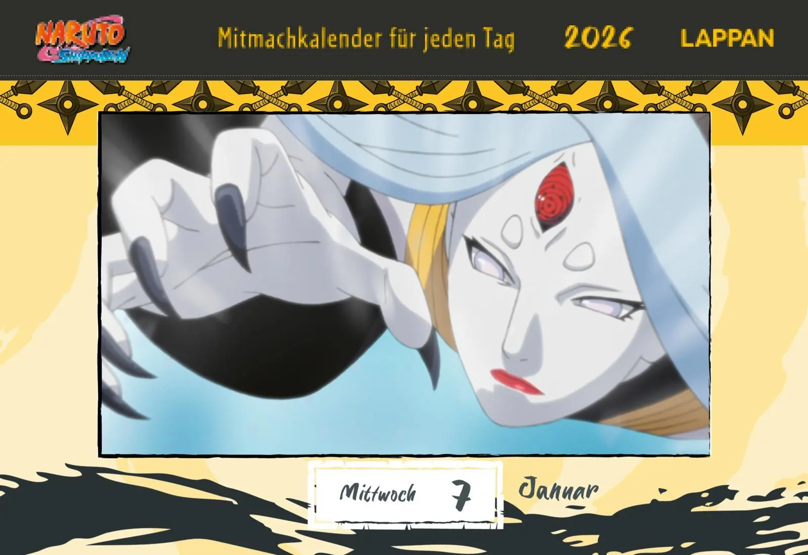 Bild: 9783830321989 | Naruto Shippuden 2026 Mitmachkalender für jeden Tag | Kalender | 2026