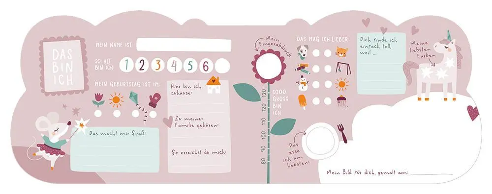 Bild: 9783986362089 | Freunde-Buch für Kinder | Rosa | GRAFIK WERKSTATT Das Original | Buch