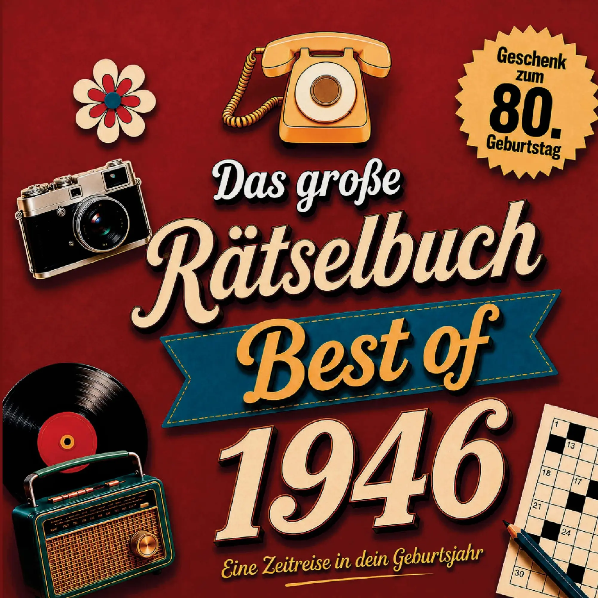 Cover: 9789403922089 | Das große Rätselbuch - Best of 1946 | Goldene Jahre Verlag | Buch