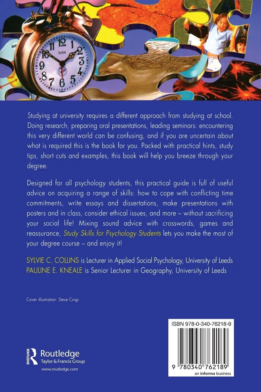 Rückseite: 9780340762189 | Study Skills for Psychology Students | A Practical Guide | Taschenbuch