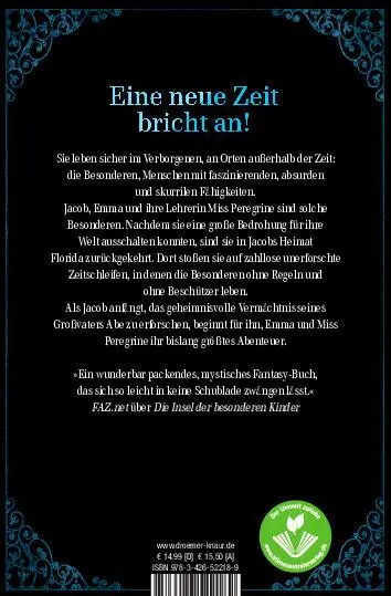Rückseite: 9783426522189 | Der Atlas der besonderen Kinder | Roman | Ransom Riggs | Taschenbuch