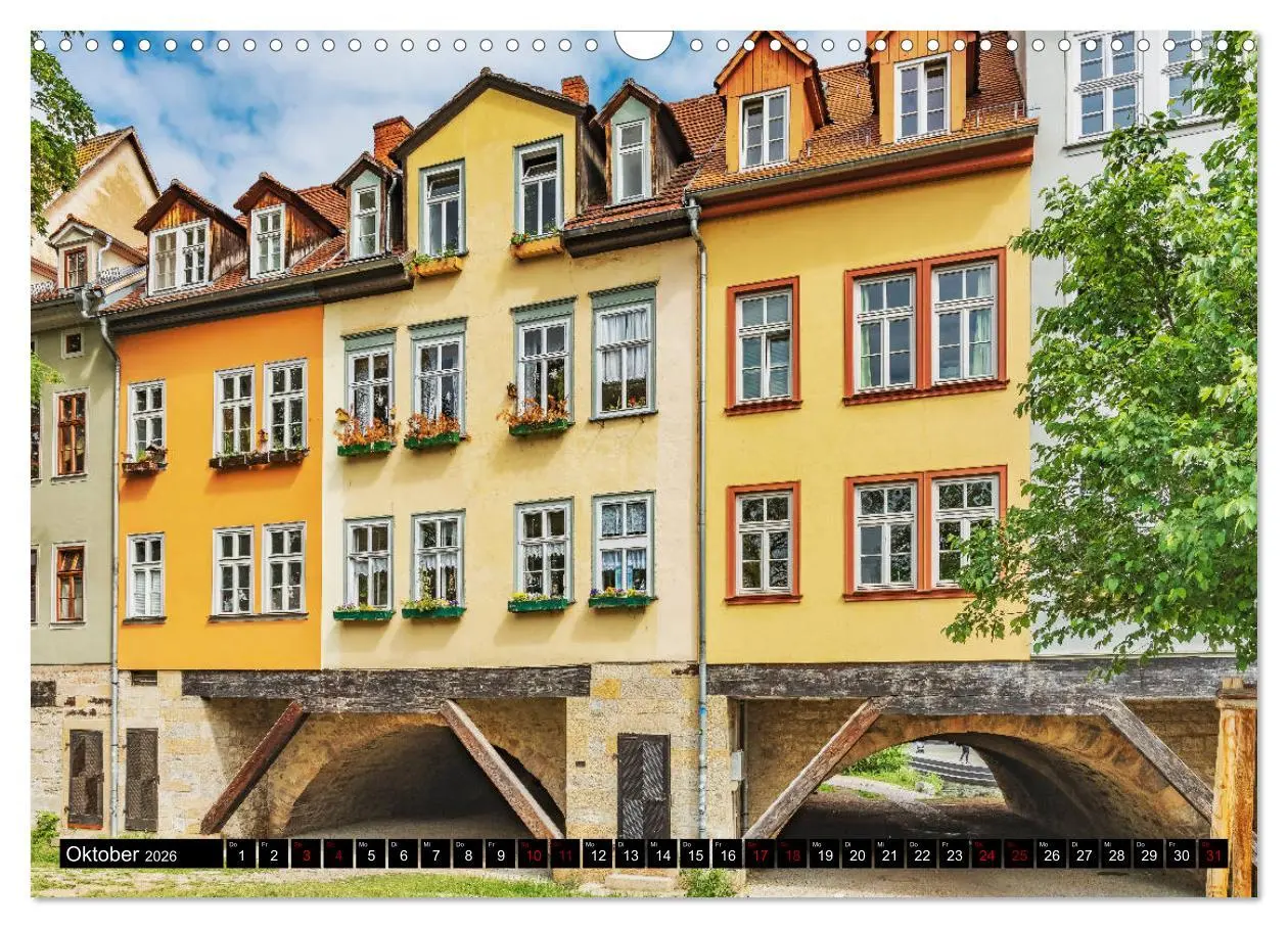Bild: 9783457692189 | Ein Wochenende in Erfurt (Wandkalender 2026 DIN A3 quer), CALVENDO...