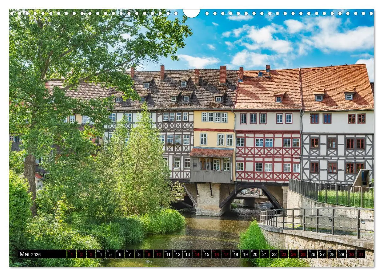 Bild: 9783457692189 | Ein Wochenende in Erfurt (Wandkalender 2026 DIN A3 quer), CALVENDO...