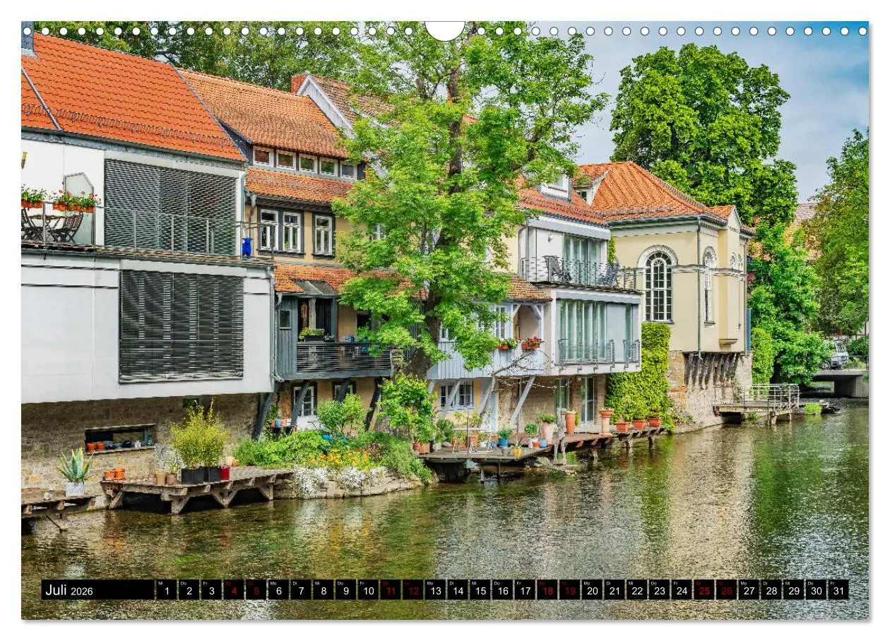 Bild: 9783457692189 | Ein Wochenende in Erfurt (Wandkalender 2026 DIN A3 quer), CALVENDO...