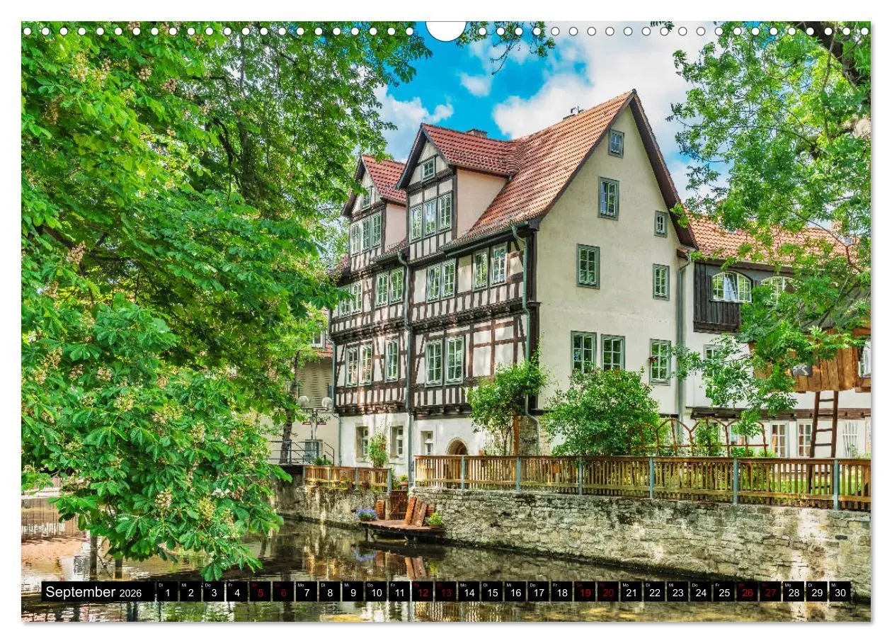 Bild: 9783457692189 | Ein Wochenende in Erfurt (Wandkalender 2026 DIN A3 quer), CALVENDO...
