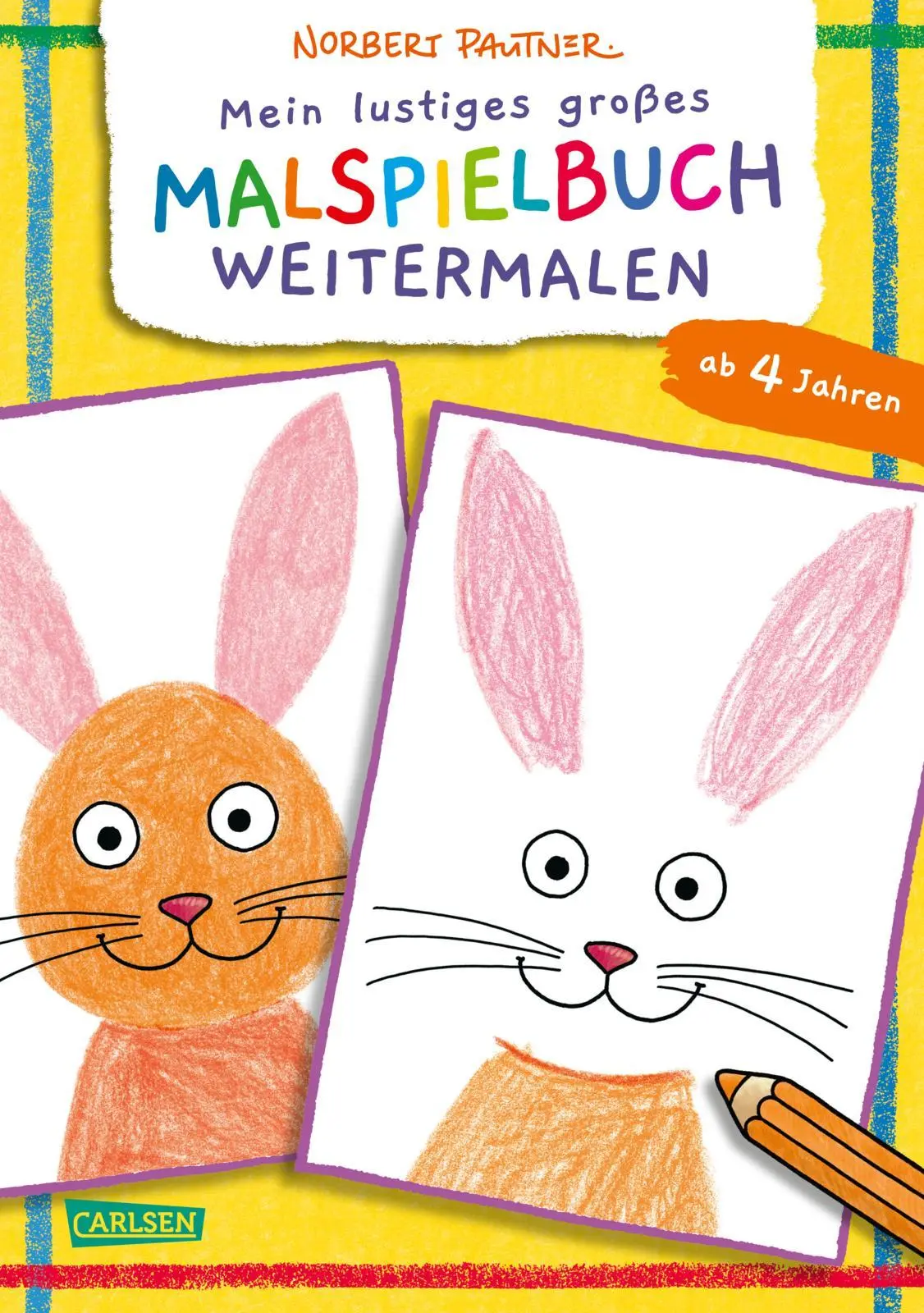 Cover: 9783551192189 | Mein lustiges großes Malspielbuch: Weitermalen (ab 4 Jahren) | Pautner