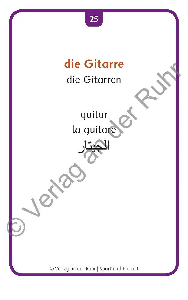 Bild: 9783834642189 | Deutschlernen mit Bildern - Sport und Freizeit | Ruhr | Box | 64 S.