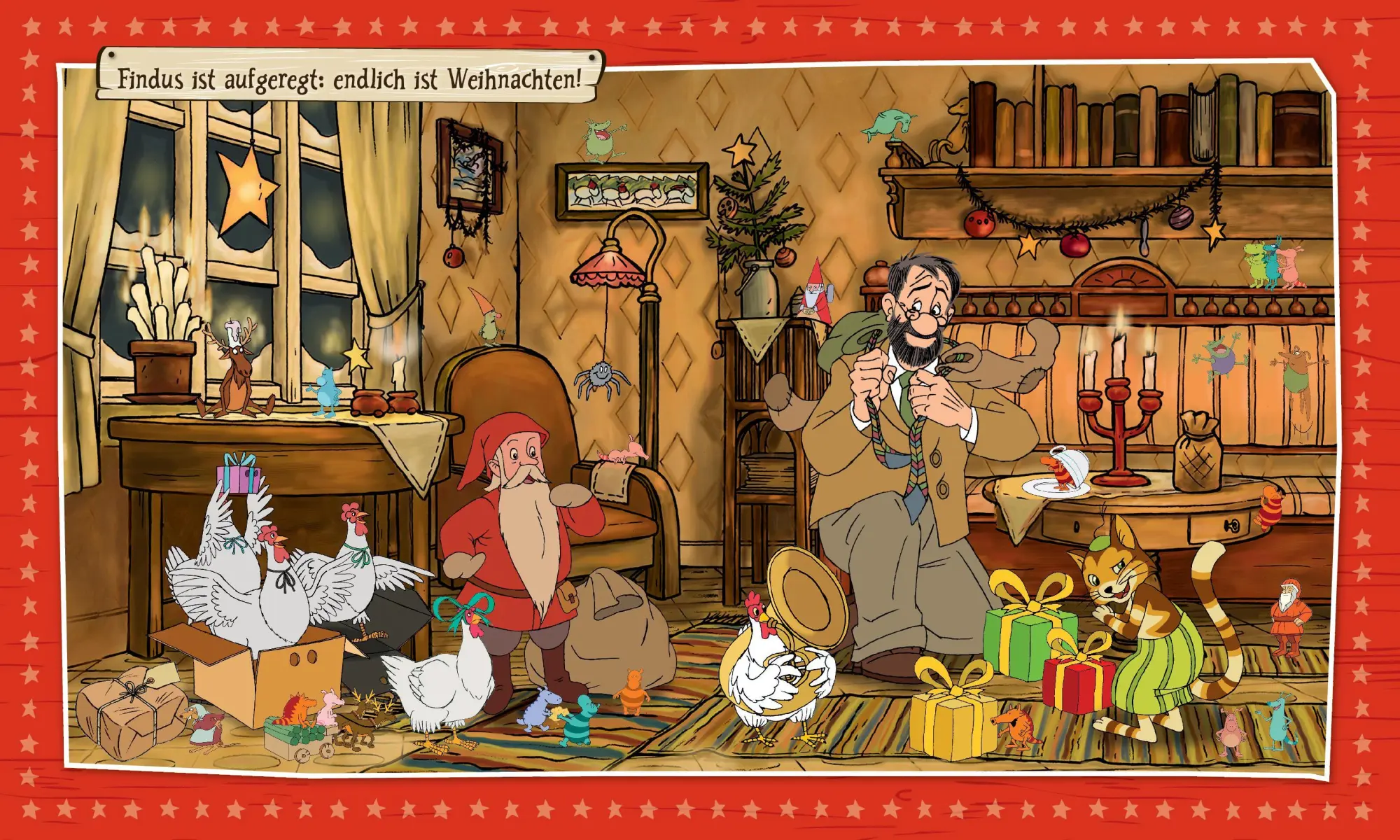 Bild: 9783961292189 | Wimmeliges Weihnachtsfest mit Pettersson und Findus | Buch | 16 S.
