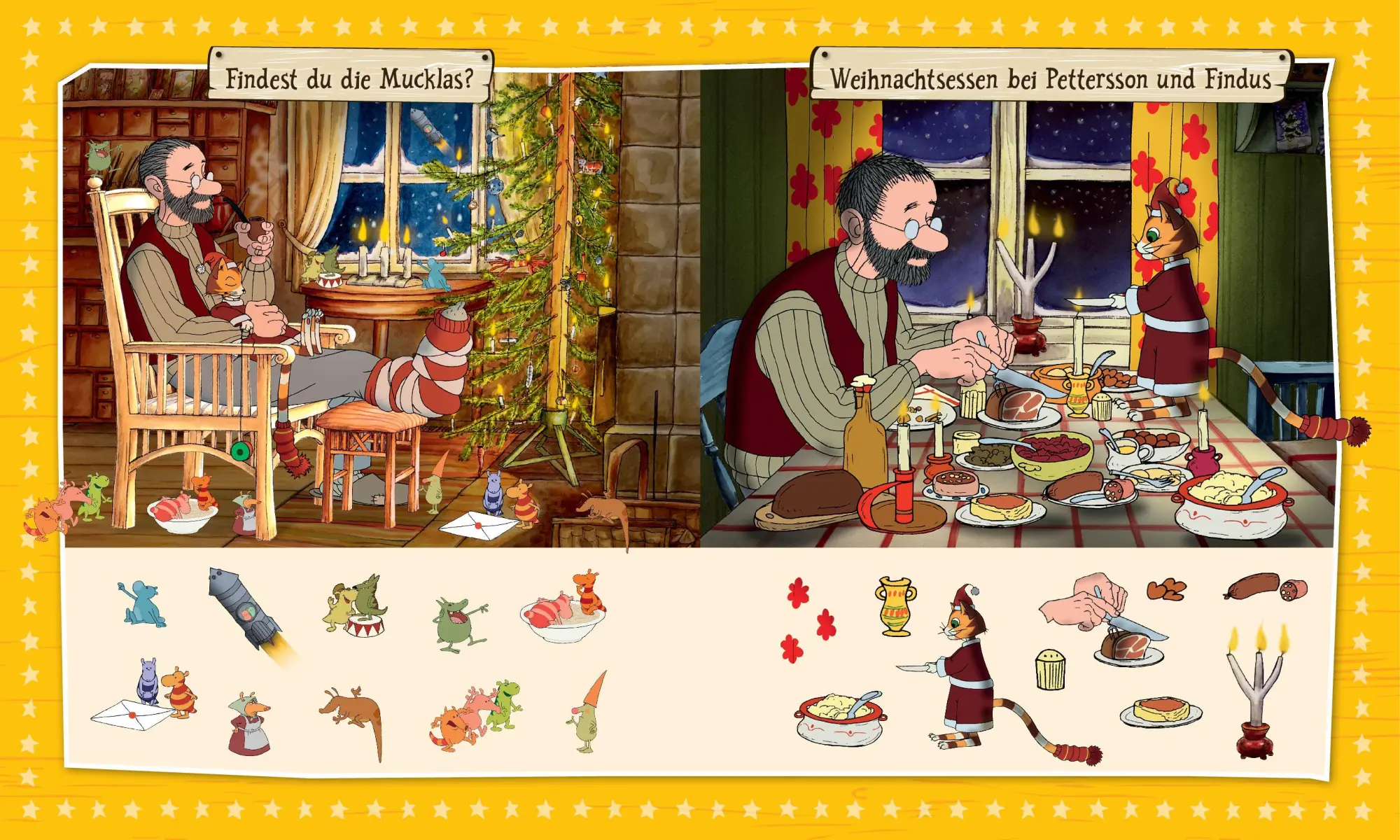 Bild: 9783961292189 | Wimmeliges Weihnachtsfest mit Pettersson und Findus | Buch | 16 S.