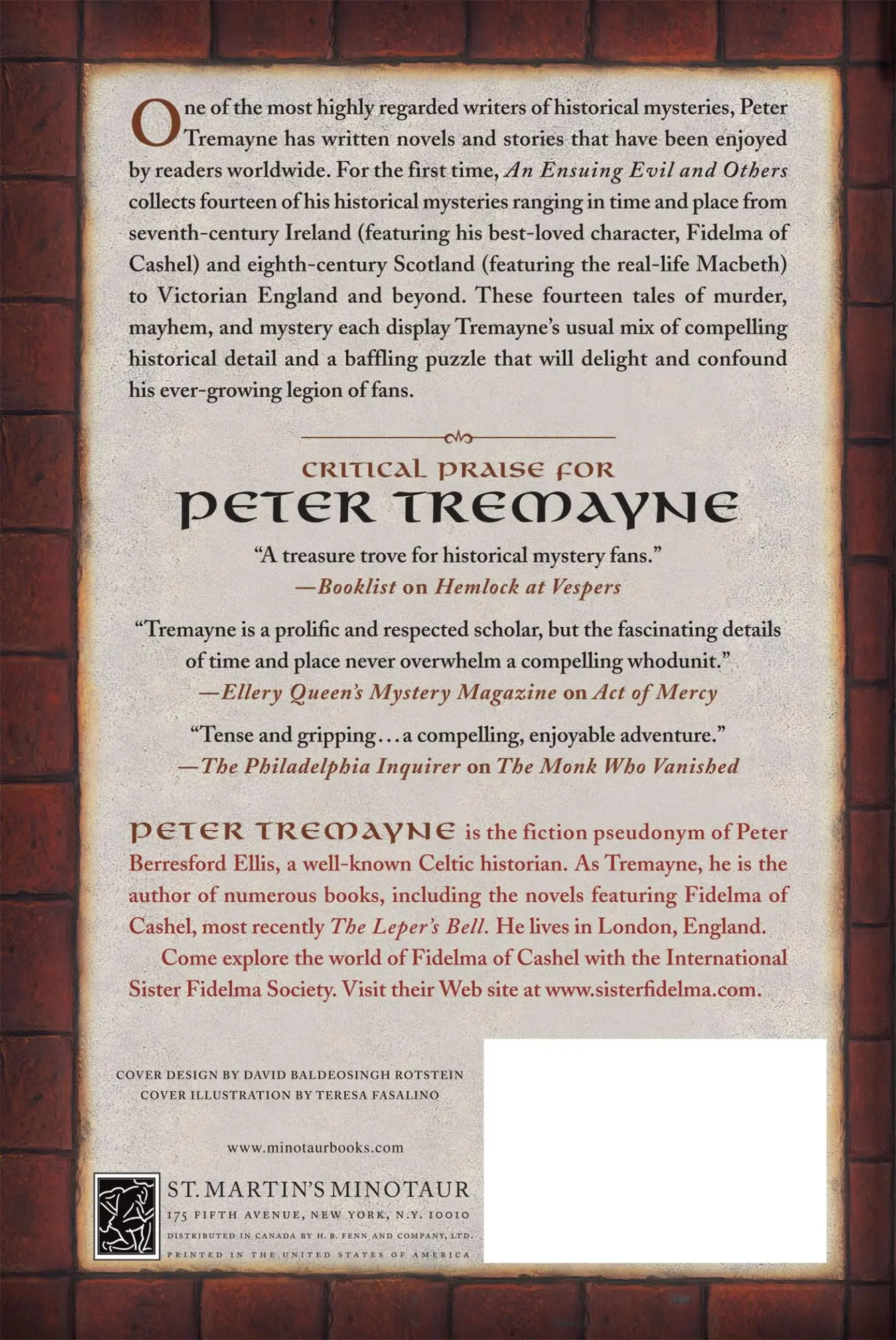 Rückseite: 9780312342289 | An Ensuing Evil and Others | Peter Tremayne | Taschenbuch | Englisch